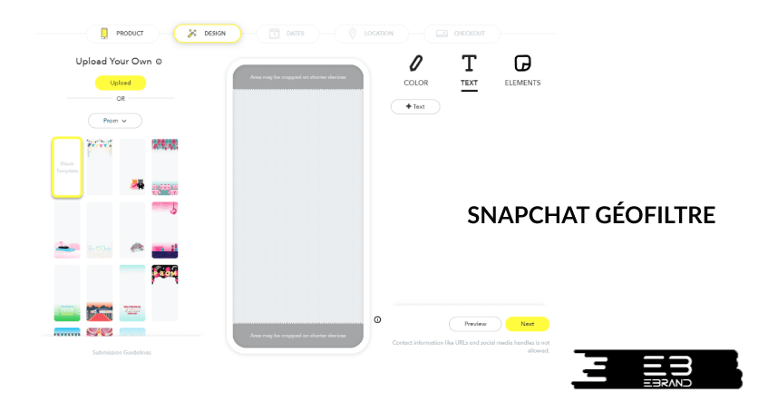 Géofiltre Snapchat personnalisé, comment le créer ?