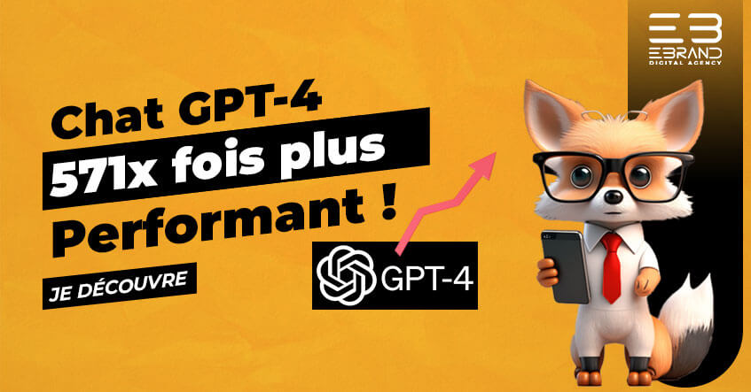 Chat GPT-4 571 fois plus performant que GPT-3