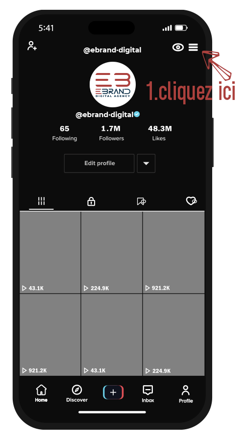 Comment copier le lien pour gagner des abonnés TikTok