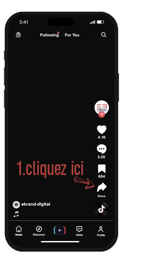 Comment copier le lien pour gagner des Vues TikTok