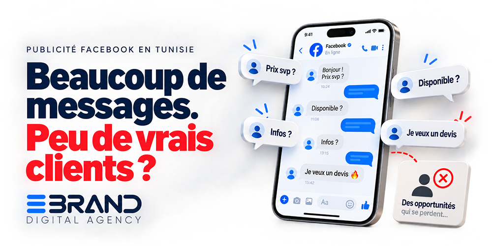 Vos publicités Facebook attirent des messages.Pourquoi si peu de clients ?